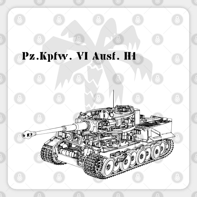 Panzer Sticker by White_Tiger